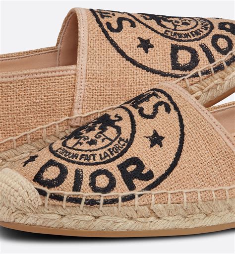 espadrilles dames dior|christian Dior granville espadrille.